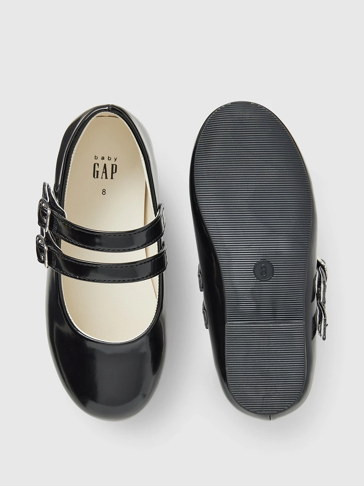 Baby & Toddler Double-Strap Mary Jane Flats