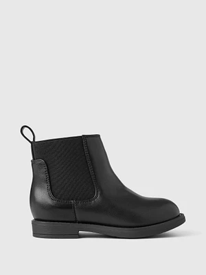 Toddler Vegan Leather Ankle Boots