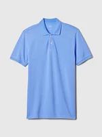 Washed Pique Polo Shirt