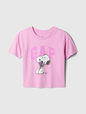 babyPeanuts Logo Graphic T-Shirt