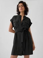 Utility Mini Shirtdress