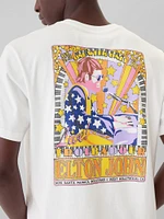 T-shirt à imprimé Elton John