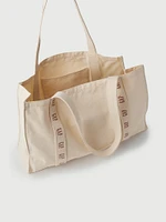 Logo Canvas Tote Bag