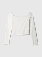 Modern Cropped Off-Shoulder T-Shirt