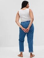 Mid Rise Easy Pull-On Jeans