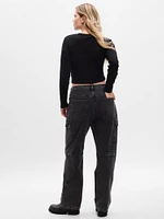 High Rise '90s Loose Cargo Jeans