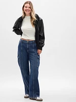 Mid Rise ’90s Loose Cargo Jeans