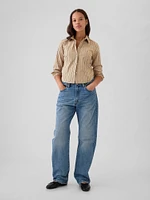 Organic Cotton Cropped Shirt