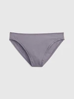 Organic Stretch Cotton Mid Rise Bikini Brief