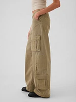 Mid Rise Relaxed Cargo Pants