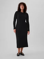 Rib Sweater Maxi Dress