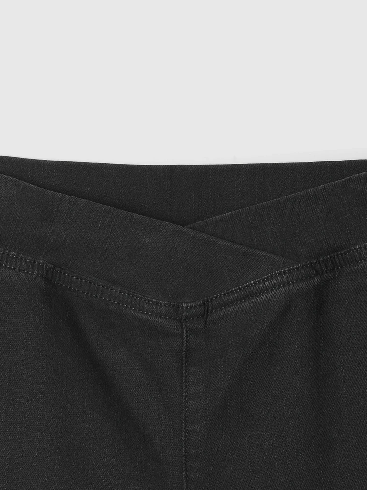 Kids High Rise Crossover '70s Flare Jeans