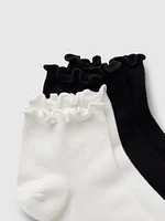 Ruffle-Trim Ankle Socks