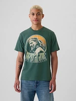 T-shirt à imprimé Willie Nelson