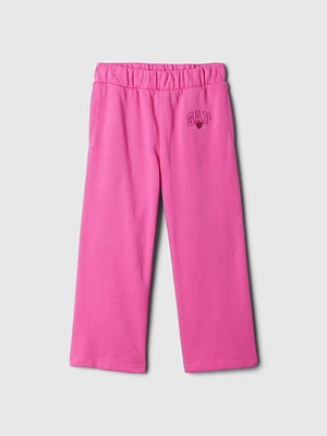 Baby & Toddler VintageSoft Wide-Leg Logo Sweatpants
