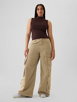 Mid Rise Relaxed Cargo Pants