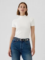 Modern Rib Mockneck T-Shirt