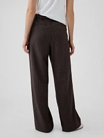 365 High Rise Brushed Twill Pleated Trousers