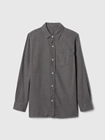 Kids Organic Cotton Flannel Shirt