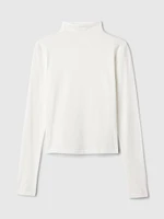 Featherweight Cropped Turtleneck