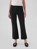 High Rise Ponte Crop Kick Pants