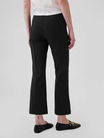 High Rise Ponte Crop Kick Pants