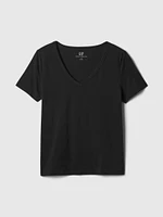 Organic Cotton Vintage V-Neck T-Shirt