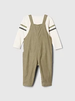 Baby Corduroy Overall Outfit Set