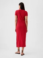 Modern Rib Maxi T-Shirt Dress