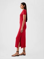 Modern Rib Maxi T-Shirt Dress