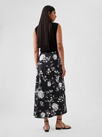 Satin Maxi Skirt