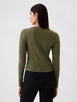 Modern Rib Crop T-Shirt