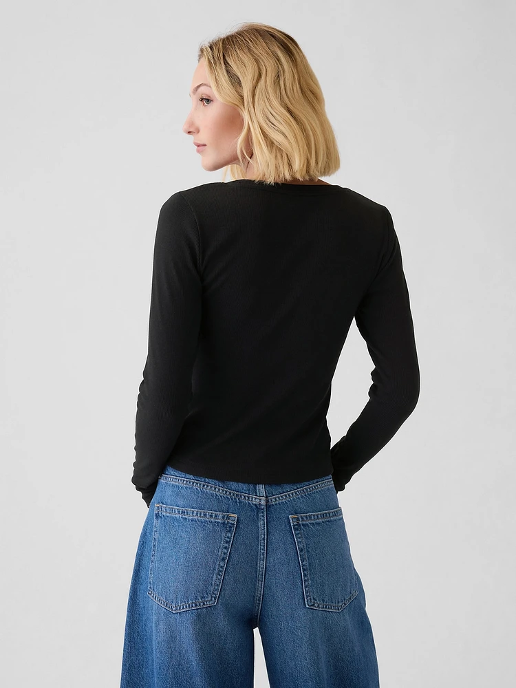 Modern Rib Crop T-Shirt
