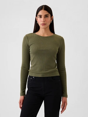 Modern Rib Crop T-Shirt