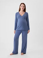 Maternity Rib PJ Set