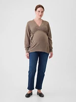 Maternity CashSoft Wrap Sweater