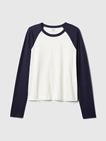 Organic Cotton Vintage Raglan T-Shirt