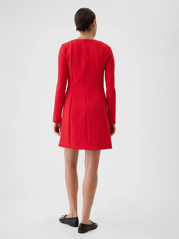 Square-Neck Mini Dress