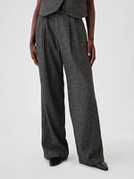 365 High Rise Brushed Twill Pleated Trousers