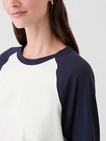 Organic Cotton Vintage Raglan T-Shirt