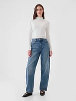Featherweight Cropped Turtleneck