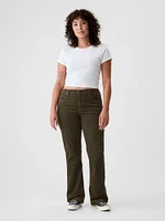 Mid Rise Corduroy Baby Boot Pants