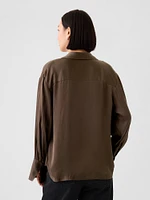 Satin Relaxed Shirt