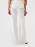 365 High Rise Linen-Cotton Trousers