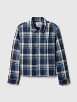 Heavyweight Flannel Full-Zip Shirt Jacket