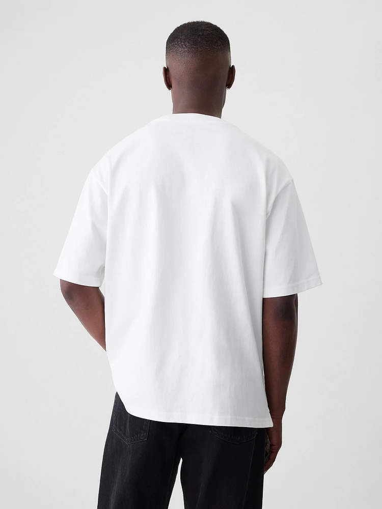 T-shirt douillet décontracté à poche