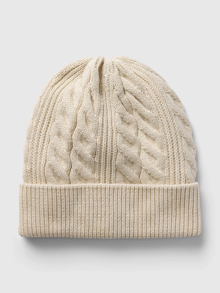 Cable-Knit Beanie