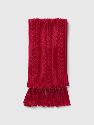 Cable-Knit Scarf