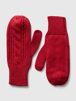 Cable-Knit Mittens