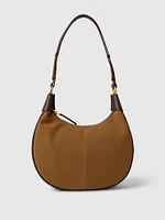 Vegan Suede Shoulder Bag